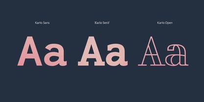 Karlo Font Poster 2