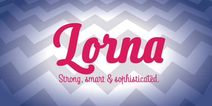 Lorna Font Poster 1