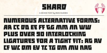 Shard Font Poster 3