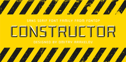 constructor Font Poster 9