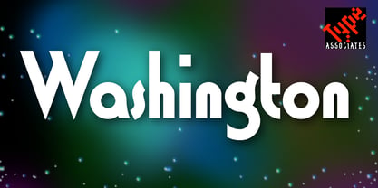 Washington Font Poster 2