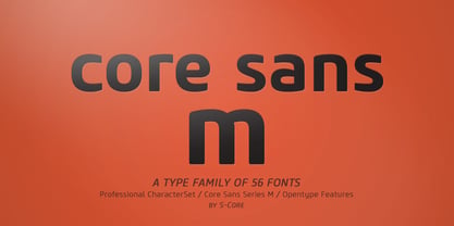 Core Sans M Police Poster 1
