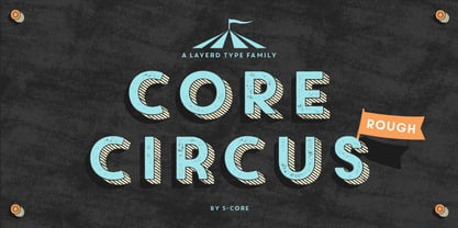 Core Circus Rough Font Poster 1