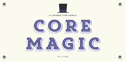 Core Magic Font Poster 1