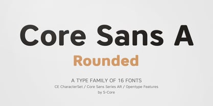 Core Sans AR Police Poster 1