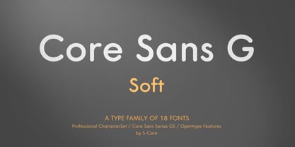 Core Sans GS Font Poster 1