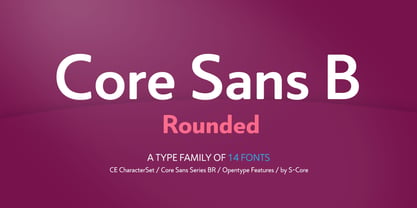 Core Sans BR Font Poster 1