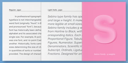 Sebino Soft Font Poster 3