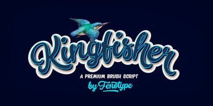 Kingfisher Fuente Póster 1