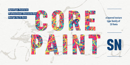 Core Paint Font Poster 1