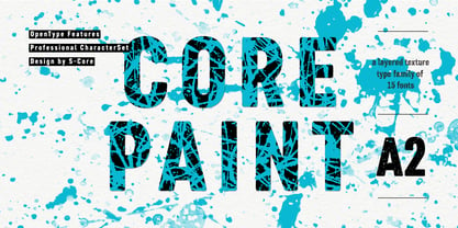 Core Paint Font Poster 2