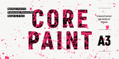 Core Paint Font Poster 3