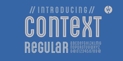 Context Regular Font Poster 1