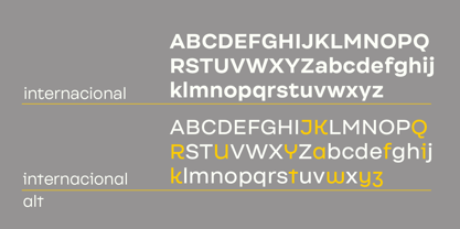 Internacional Font Poster 11