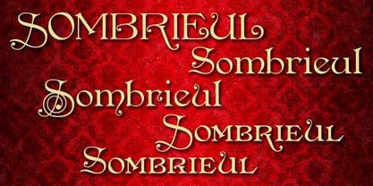 Sombrieul Font Poster 1