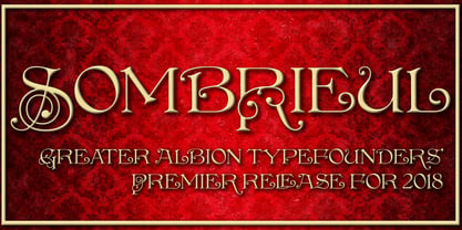 Sombrieul Font Poster 5