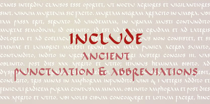 PB Roman Uncial IIc Font Poster 2