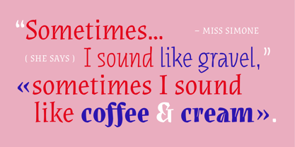 Sincopa Font Poster 8