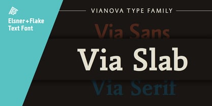 Vianova Slab Pro Font Poster 1
