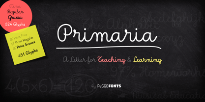 Primaria Font Poster 1