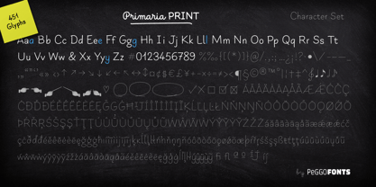 Primaria Font Poster 18