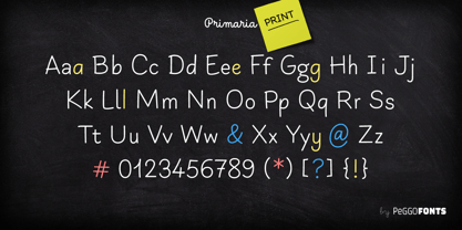 Primaria Font Poster 8