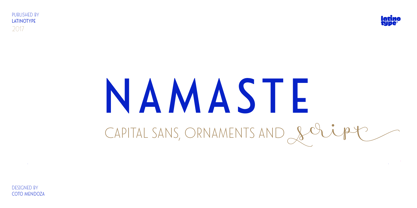 Namaste Font Poster 4