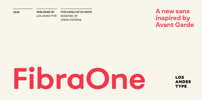 Fibra One Font Poster 2