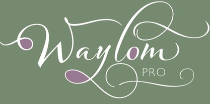 Waylom Font Poster 2