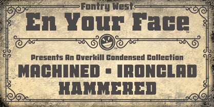 FTY Overkill Condensed Font Poster 7