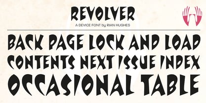 Revolver Font Poster 5