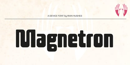 Magnetron Font Poster 2