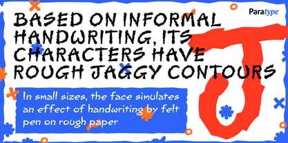 Jaggy Font Poster 3