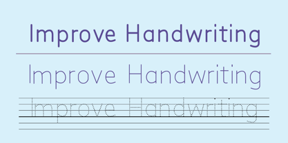 SF Handwriting Font Poster 4