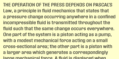 Pressio Stencil Font Poster 4