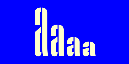 Pressio Stencil Font Poster 3