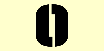 Pressio Stencil Font Poster 2