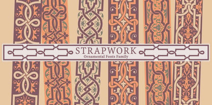 Strapwork Font Poster 1