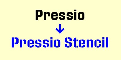 Pressio Font Poster 11