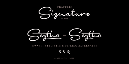 Signature Script Fuente Póster 9