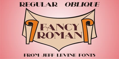 Fancy Roman JNL Font Poster 1