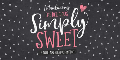 Simply Sweet Font Poster 13