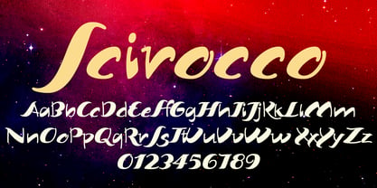 Scirocco Font Poster 1