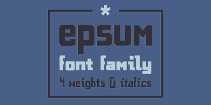 Epsum Font Poster 6
