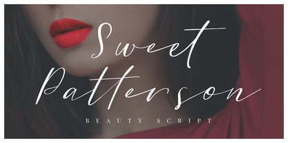Sweet Patterson Font Poster 1