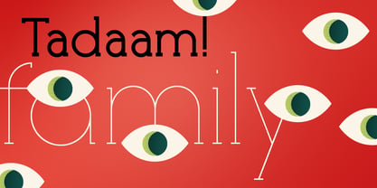 Tadaam Font Poster 1