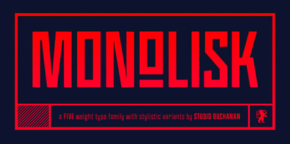 Monolisk Font Poster 1