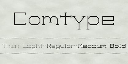Comtype Font Poster 5
