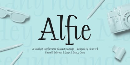 Alfie Font Poster 2