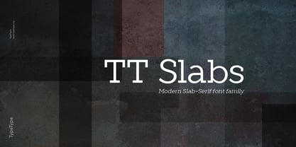 TT Slabs Font Poster 1